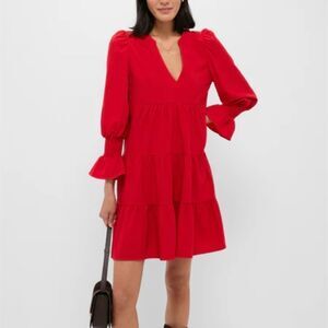 Pomander Place By Tuckernuck KENZO Vibrant Red Long Sleeve Dress